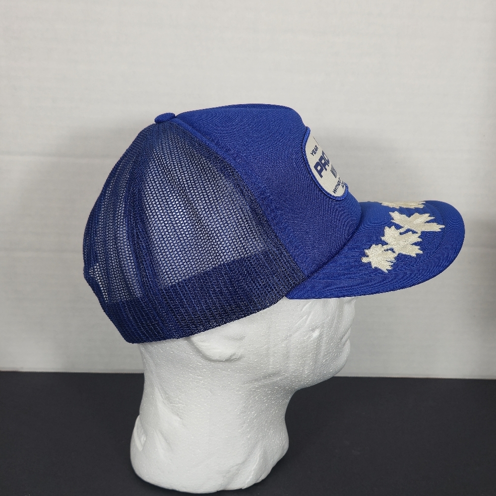 Vintage Procor Blue Trucker Snapback Hat Cap - Picture 3 of 6